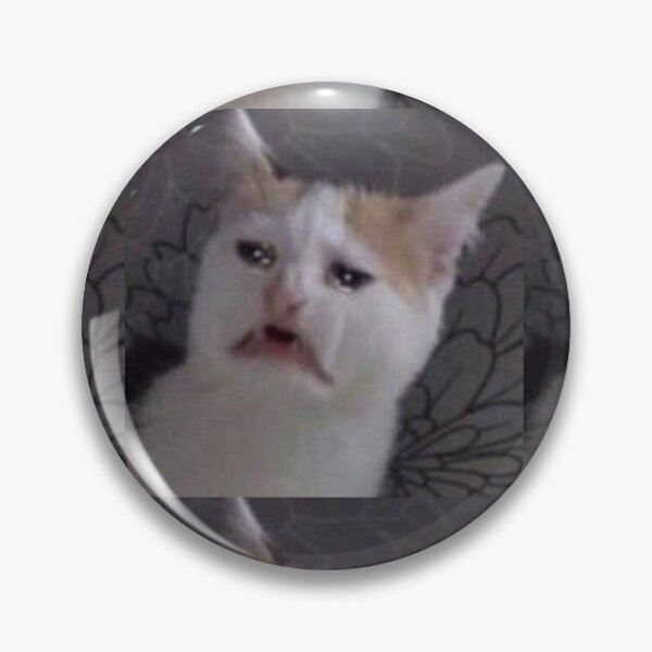 Item preview, crying cat meme designed and sold by Thriladien.