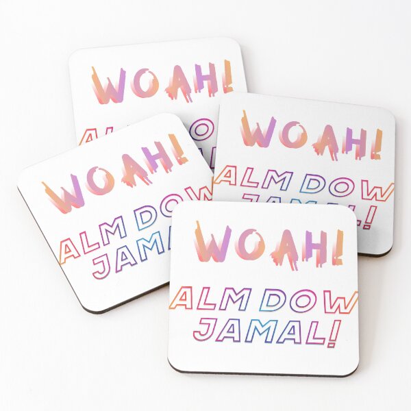 Item preview, Calm Down Jamal and Jamal Meme quotes stickers  designed and sold by letsaddtocart.