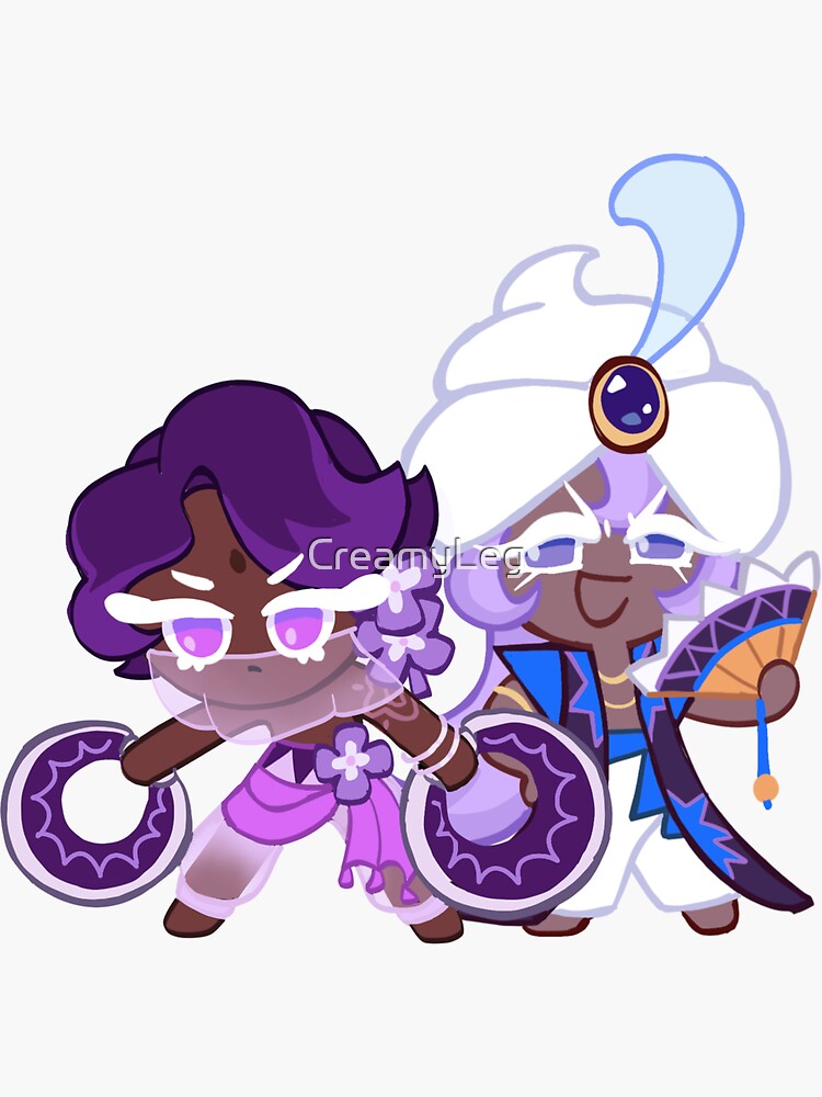 "Lilac and Yogurt Cream" Sticker for Sale by CreamyLeg Redbubble