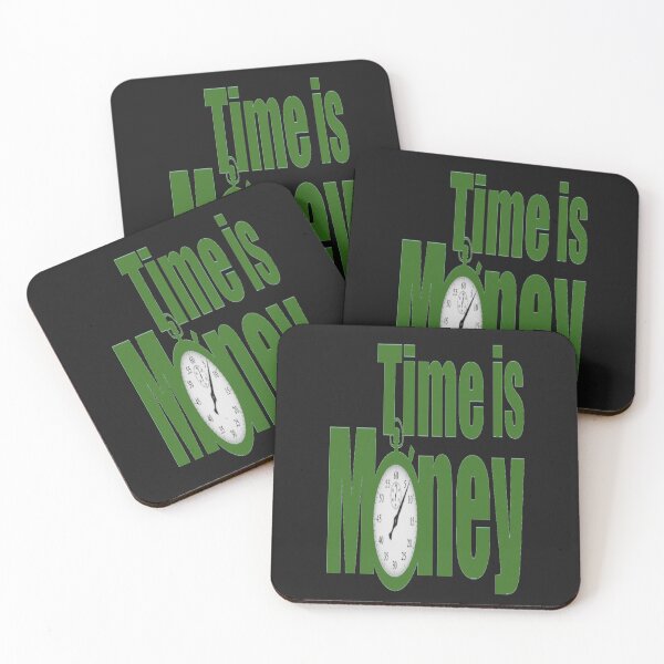 Item preview,  Time is Money Green designed and sold by MckinleyArt.