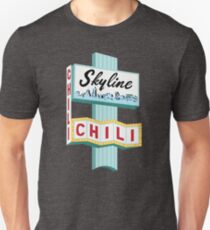 Cincinnati Skyline Chili Ludlow Ave Sign Unisex T-Shirt