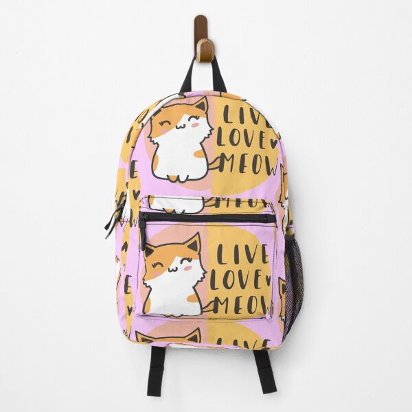 Item preview, Funny Cat Love Quote Live Love Meow - funny quotes, funny meme designed and sold by Delandor.