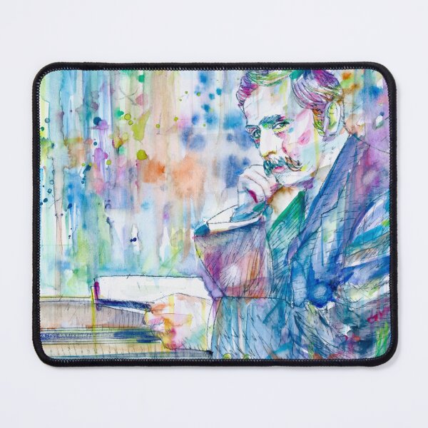 Item preview, H. G. WELLS in his studio - watercolor portrait designed and sold by lautir.