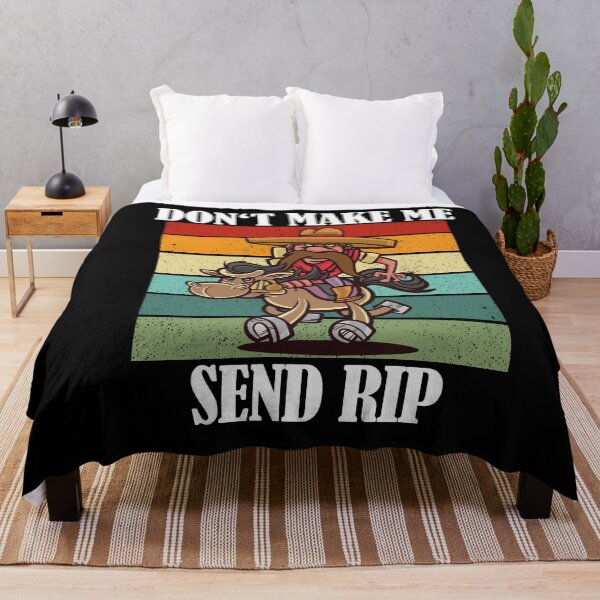 Item preview, Don't Make Me Send RIP Funny Cowboy designed and sold by Club7Studios.