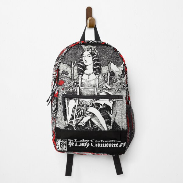 Item preview, ARTHURIAN LEGENDS,THE LADY GUINEVERE In Red Black White designed and sold by BulganLumini.