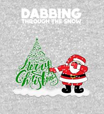 Cute Funny Dabbing Through the Snow Kids Pullover Hoodie