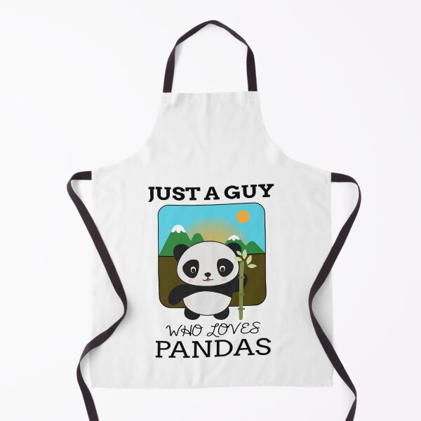 Item preview, Just A Guy Who Loves Pandas - Cute Animal Friendly Panda Design designed and sold by TeesForTheWorld.