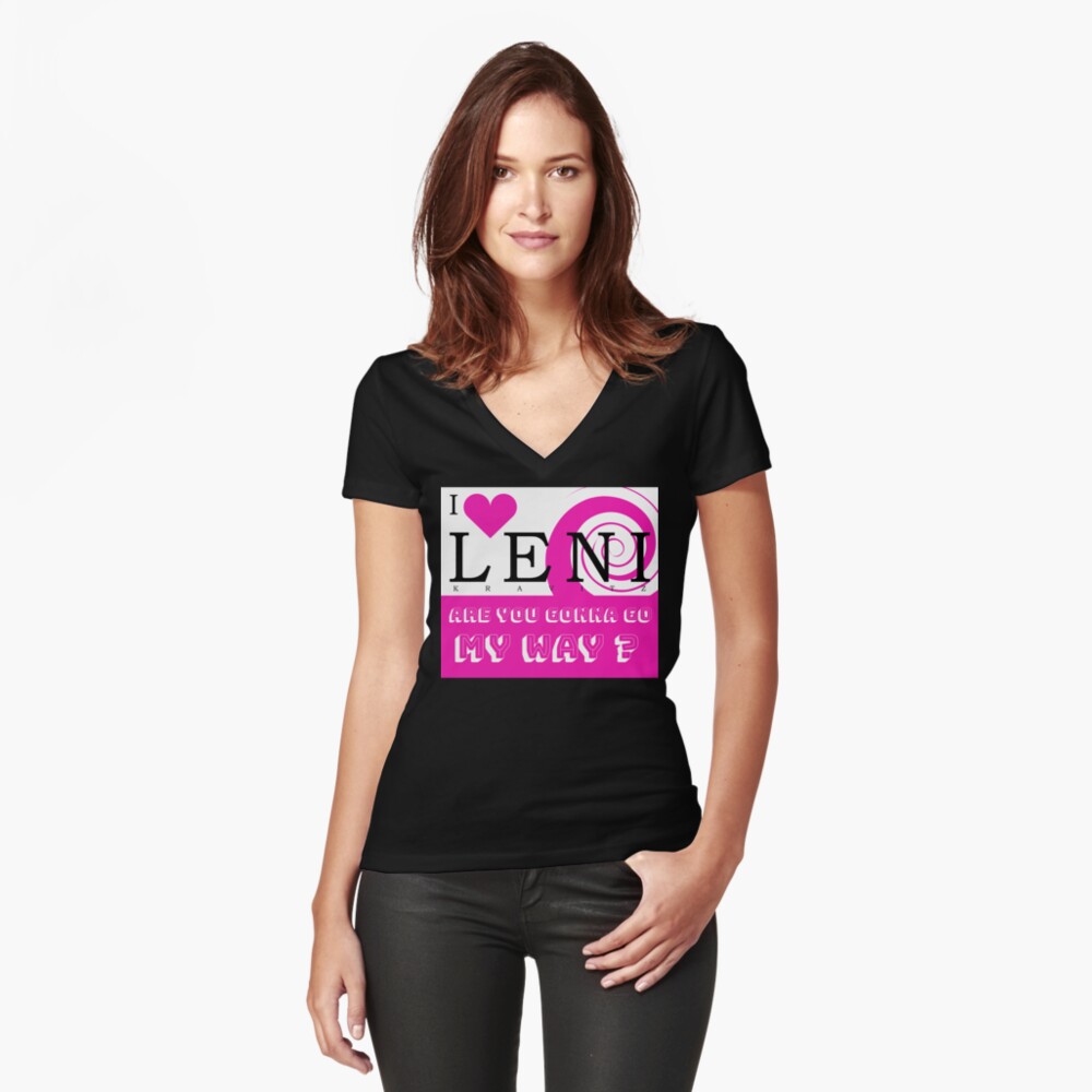 Item preview, Fitted V-Neck T-Shirt designed and sold by poeticdustbin.