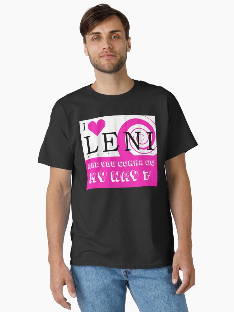 Thumbnail 2 of 7, Classic T-Shirt, i love leni kravitz designed and sold by poeticdustbin.