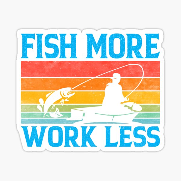 Stress Is Caused By Not Fishing Enough Funny Fishing Saying -  ((Reflective)) 3M Vinyl Decal Bumper Sticker 5x5 