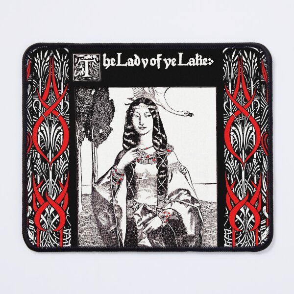 Item preview, ARTHURIAN LEGENDS,THE LADY OF THE LAKE In Red Black White designed and sold by BulganLumini.