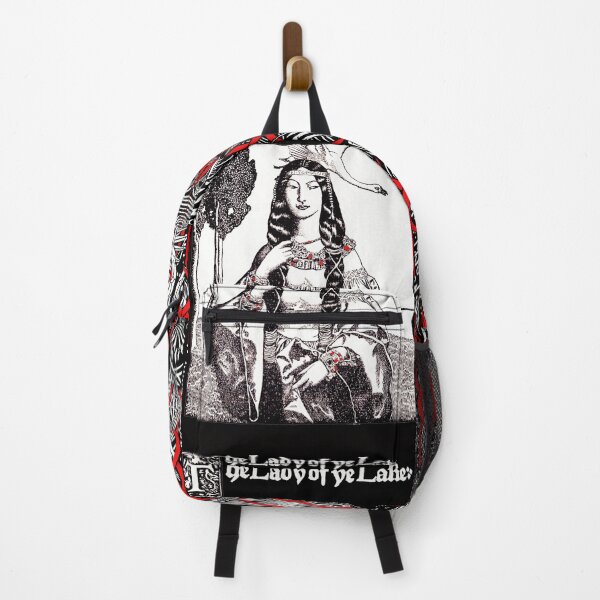 Item preview, ARTHURIAN LEGENDS,THE LADY OF THE LAKE In Red Black White designed and sold by BulganLumini.