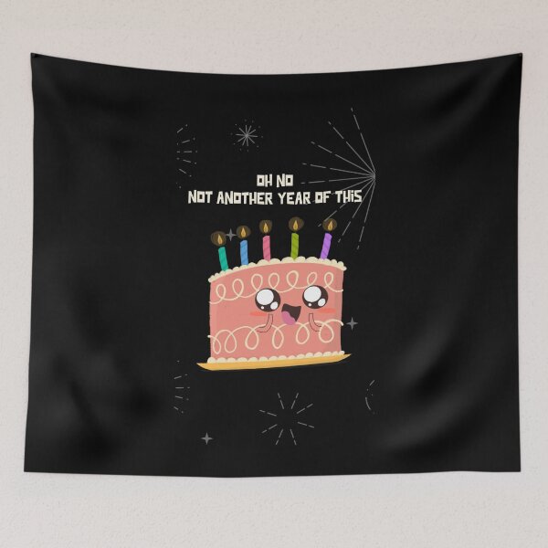 Item preview, Oh No Not Another Year Of This - Funny Anti Birthday Design designed and sold by Shirtlify.