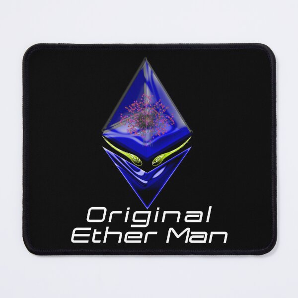 Item preview, OEM - Original Ether Man Dark-Blue Colored Head With Positronic Brain & Lime-green Eyes White Text designed and sold by Spirit-World.