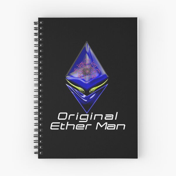 Item preview, OEM - Original Ether Man Dark-Blue Colored Head With Positronic Brain & Lime-green Eyes White Text designed and sold by Spirit-World.