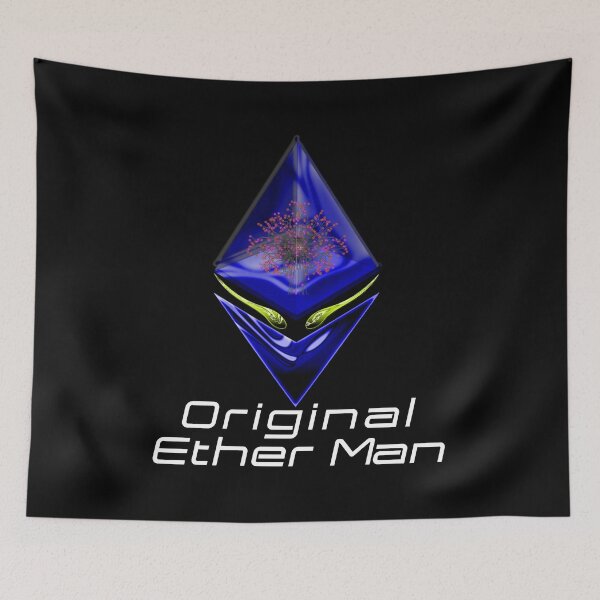 Item preview, OEM - Original Ether Man Dark-Blue Colored Head With Positronic Brain & Lime-green Eyes White Text designed and sold by Spirit-World.