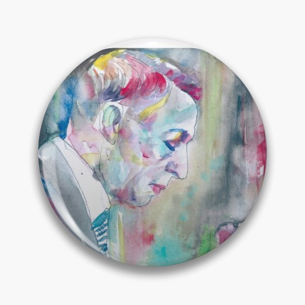 Item preview, SERGEI RACHMANINOFF watercolor portrait .3 designed and sold by lautir.
