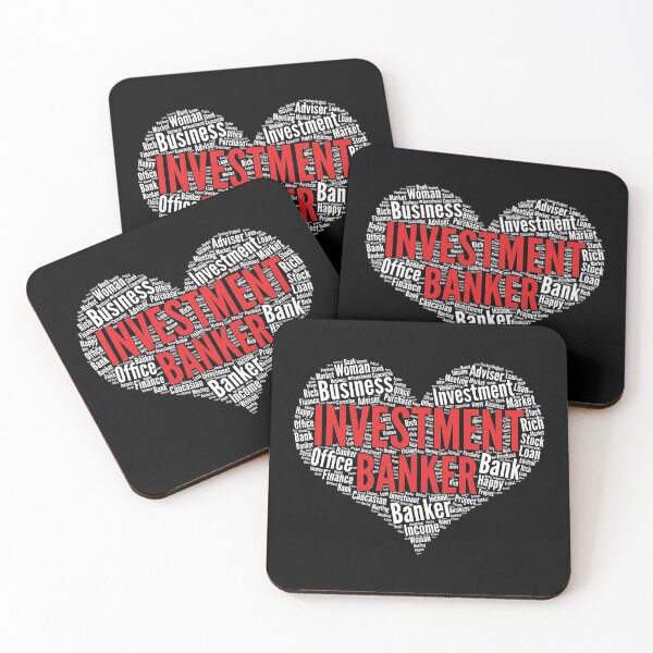 Item preview, Investment banker Heart Shape Word Cloud Design graphic designed and sold by theodoros20.