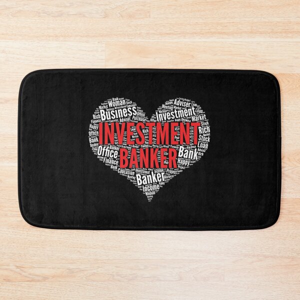 Item preview, Investment banker Heart Shape Word Cloud Design graphic designed and sold by theodoros20.
