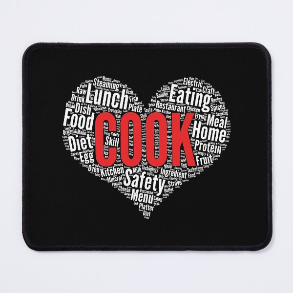 Item preview, Cook Heart Shape Word Cloud Design Culinary Chef Baker design designed and sold by theodoros20.