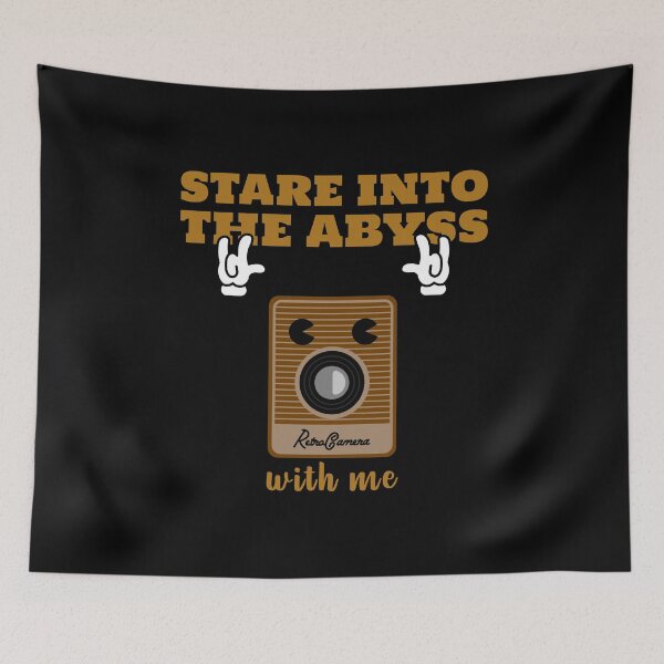 Item preview, Stare Into The Abyss With Me - Nihilism for Nihilist Design designed and sold by Shirtlify.