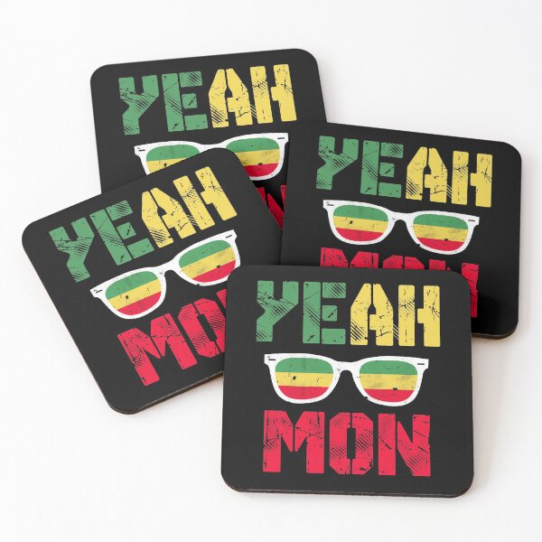 Item preview, Yeah Mon Jamaican Vacation Jamaica Reggae Rastafari Rasta designed and sold by JukeLox.