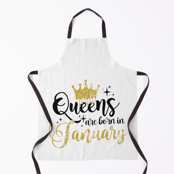 Item preview, Queens are born in January kid girl boy Off birthday Vacation Inspiration Joy Mood designed and sold by DesignByHeartUK.