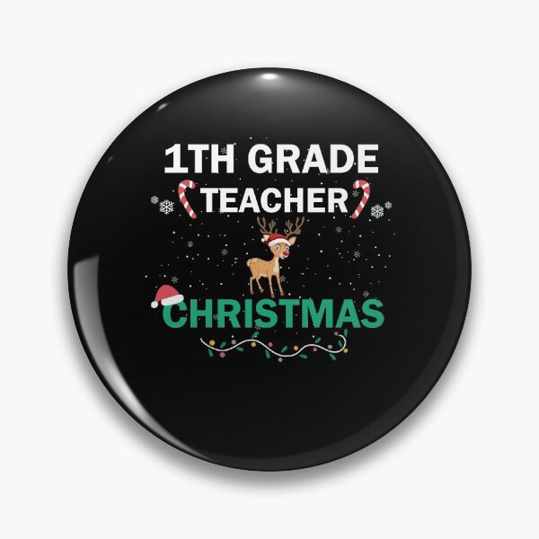 Item preview, 1th Grade Teacher Christmas designed and sold by imaneless.