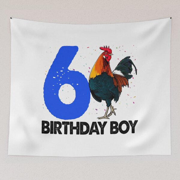 Item preview, Birthday Boy 6 Rooster designed and sold by Bendthetrend.