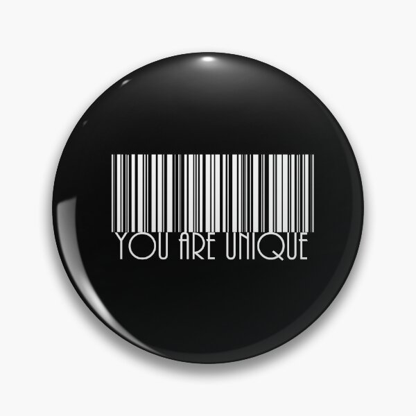 Item preview, barcode with the inscription you are unique designed and sold by vilma3000.