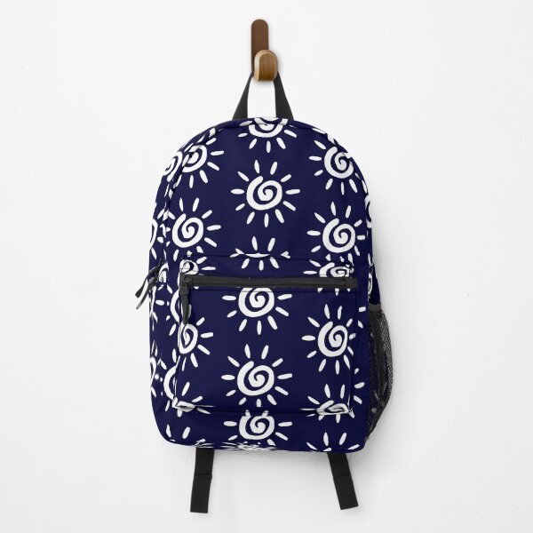 Item preview, Spiral Sun On Navy Blue designed and sold by rewstudio.