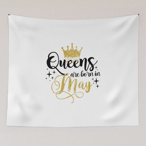 Item preview, Queens are born in May kid girl boy Of birthday Vacation Inspiration Joy Mood designed and sold by DesignByHeartUK.