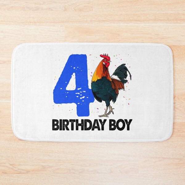 Item preview, Birthday Boy 4 Rooster designed and sold by Bendthetrend.