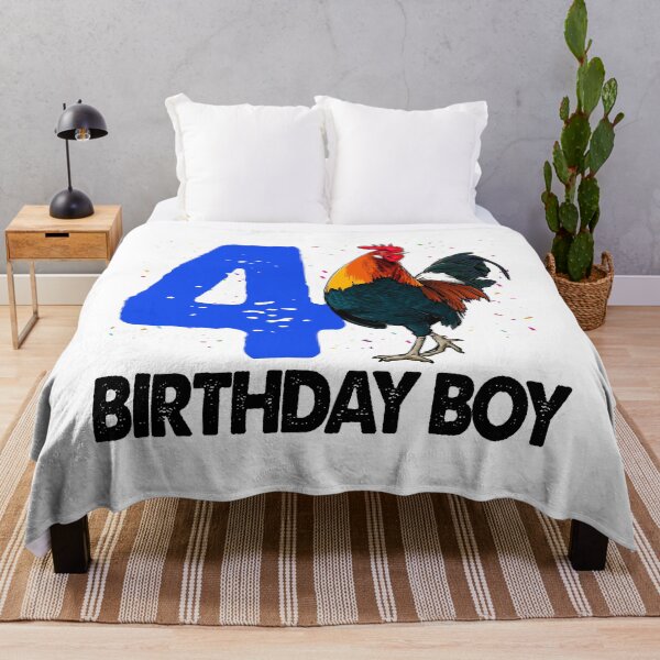 Item preview, Birthday Boy 4 Rooster designed and sold by Bendthetrend.