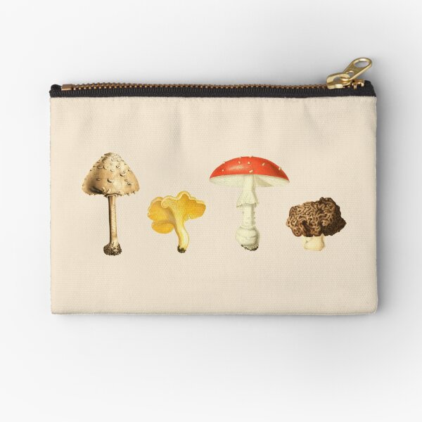 Aperçu de l'œuvre Champignons d’automne - 4 illustrations de champignons vintage créée et vendue par softbluehum.