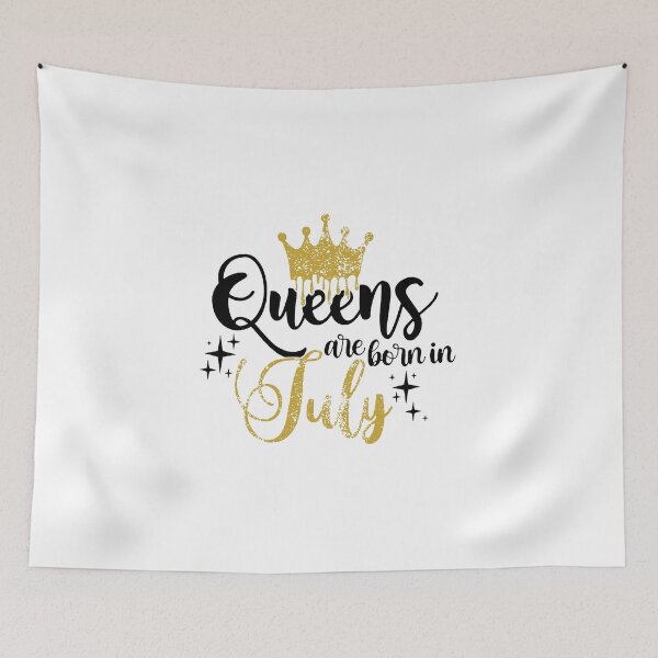 Item preview, Queens are born in July kid girl boy Of birthday Vacation Inspiration Joy Mood designed and sold by DesignByHeartUK.