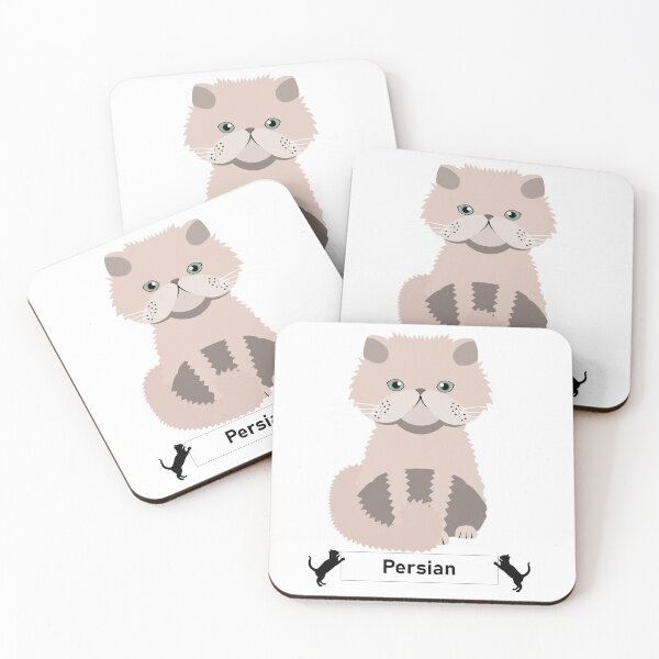 Item preview, Persian Cat Breed - Cartoon Art Style designed and sold by EdKid.