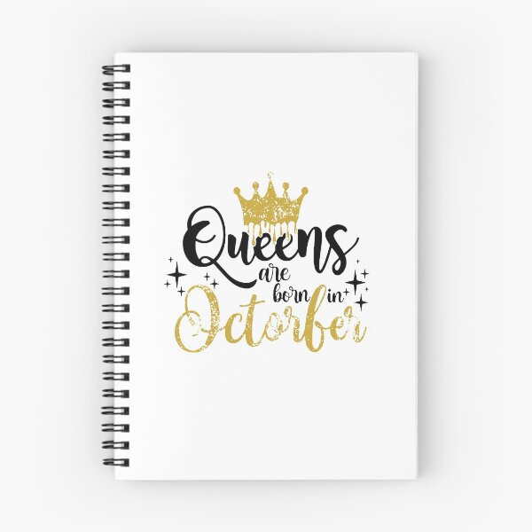 Item preview, Queens are born in October kid girl boy Of birthday Vacation Inspiration Joy Mood designed and sold by DesignByHeartUK.
