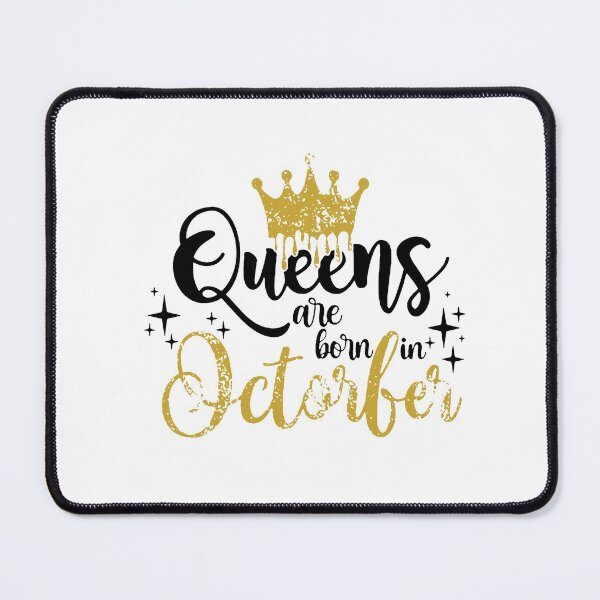Item preview, Queens are born in October kid girl boy Of birthday Vacation Inspiration Joy Mood designed and sold by DesignByHeartUK.