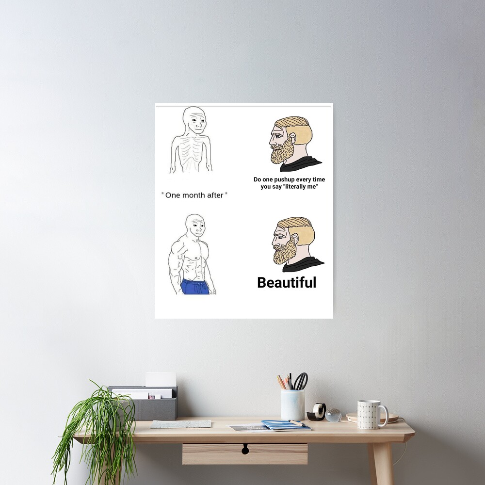 Meme literally me | Poster