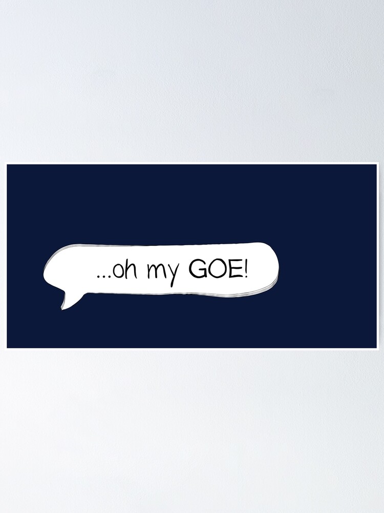 "Oh my GOE Figure Skating " Poster by AnythingGOE Redbubble