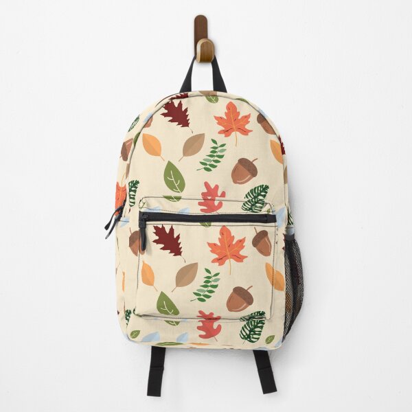 Item preview, Autumn pattern with leaves and hazelnut designed and sold by velisani.
