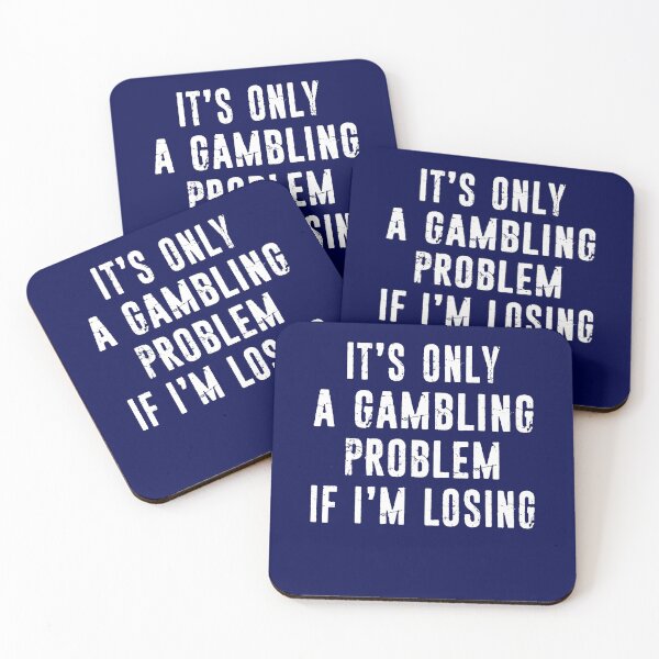 Item preview, Gambling Problem Funny Gambler Casino Lovers Distressed Typo  designed and sold by niftee.