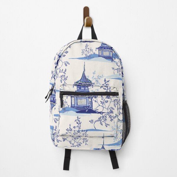 Item preview, Chinoiserie Pagoda Pattern designed and sold by nouveaudecor.