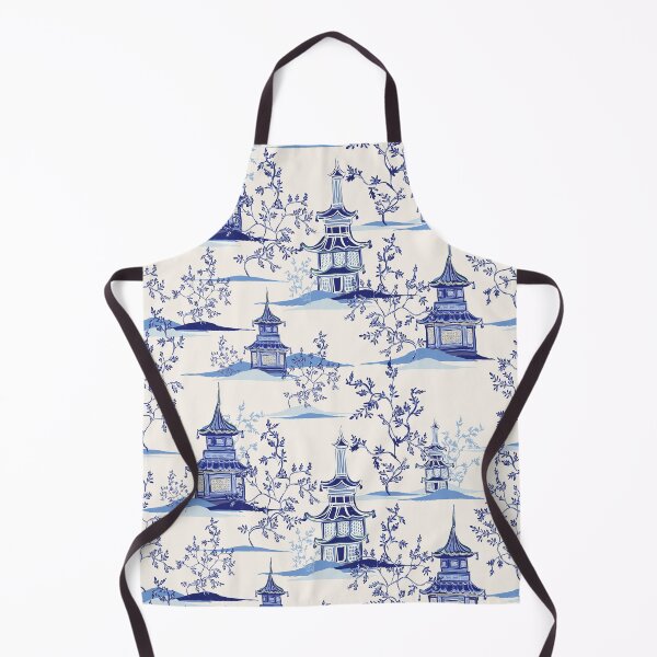 Item preview, Chinoiserie Pagoda Pattern designed and sold by nouveaudecor.