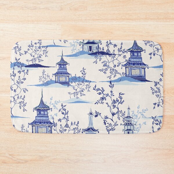 Item preview, Chinoiserie Pagoda Pattern designed and sold by nouveaudecor.