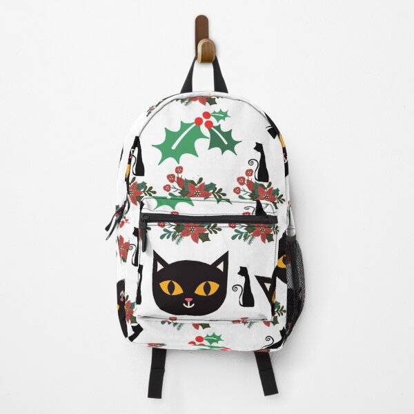 Item preview, Mistletoe Black Cat designed and sold by theredsharp.