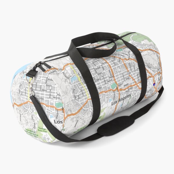 Item preview, Los Angeles Map Streets Hollywood LA California  designed and sold by Midwest-Goods.