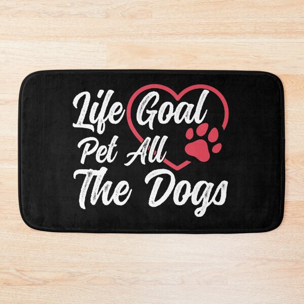 Item preview, Life Goal Pet All The Dogs , Dog Mom Tee, Dog Lover , Life Goal , Cute Dog Gift, Dog Lover Gift , Funny Dog 																 designed and sold by plussorn.