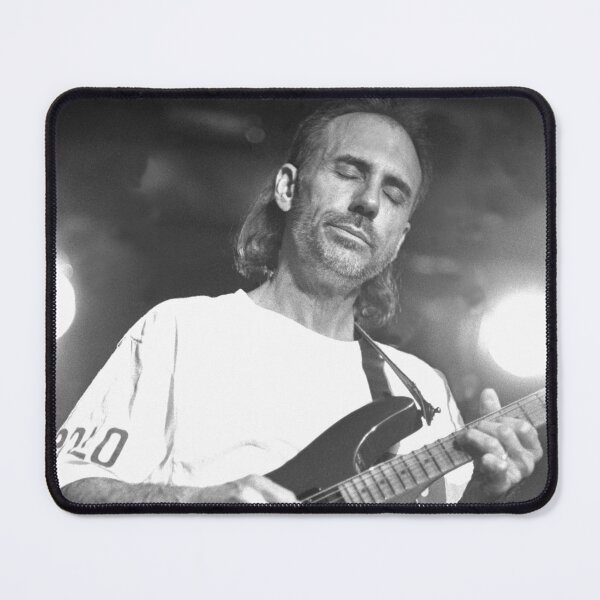 Item preview, Larry Carlton BW Photograph designed and sold by ConcertImages.
